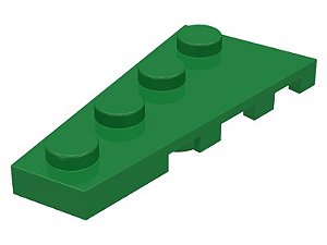 Placa 4x2 Esquerda Verde