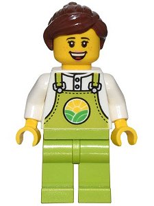 Minifigura Lego City - Fazendeira