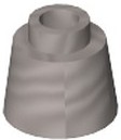 Cone 1 1/6 x 1 1/6 x 2/3 Flat Silver