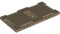 Tijolo modificado 8x16x2/3 com recuos de 1x4 e 2x4 Bege Escuro