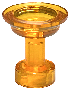 Taça para Sundae Translúcida Laranja