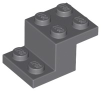 Suporte 3x2x1 1/3 Cinza Escuro
