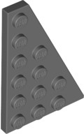 Placa em Cunha 6x4 Direita Cinza Escura