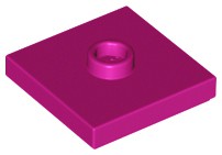 Placa Modificada 2x2 com conector no centro Magenta