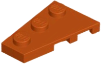 Placa 3x2 Esquerda Dark Orange