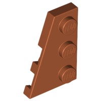Placa 3x2 Esquerda Dark Orange