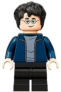 Minifigura Harry Potter -  Harry Potter com Jaqueta Azul