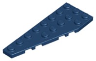 Placa 8x3 Esquerda Azul Escura