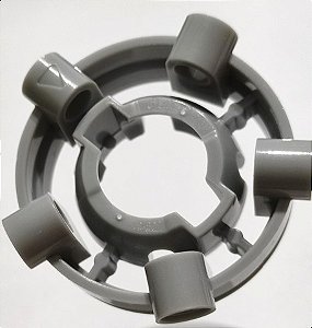 Plataforma giratória Technic / placa oscilante 5 x 5 superior com orifícios de 5 pinos cinza clara