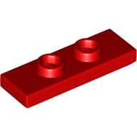Placa Modificada 1x3 Vermelha