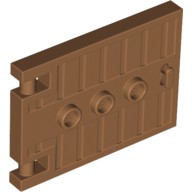 Porta 1x5x3 com 3 studs e alça Medium Nougat