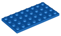 Placa 4x8 Azul