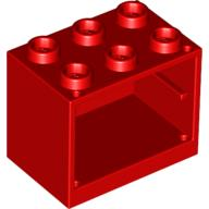 Armário 2x3x2 Vermelho