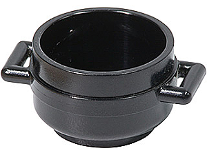 Caldeirão 3x3x1 e 3/4 com alças Preto
