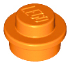 Placa Redonda 1x1 Laranja
