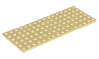 Placa 6x16 Bege