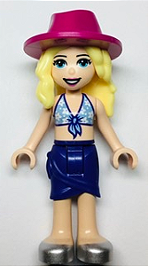 Minifigura Lego Friends -  Stephanie com Chapéu