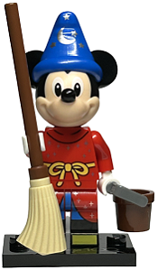 Minifigura Lego Disney 100 - Aprendiz de Feiticeiro Mickey