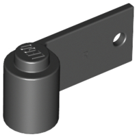 Porta 1x3x1 direita Preta