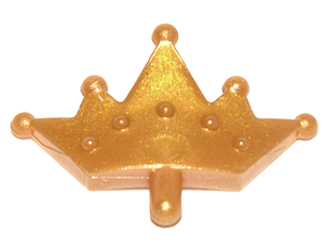 Tiara para Minifigura Pearl Gold
