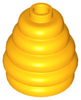 Cone 2x2x1 2/3 - Laranja Brilhante - Colméia - Algodão Doce