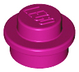 Placa Redonda 1x1 Magenta