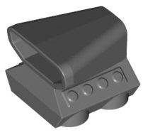 Entrada de Ar do Motor Cinza Escura