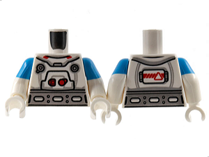 Torso com Desenho de Traje espacial do torso Branco