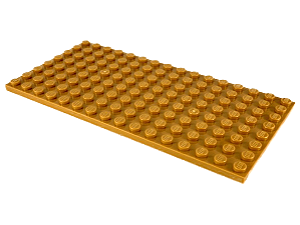 Placa Lego 8x16 Medium Nougat