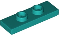 Placa Modificada 1x3 Azul Turquesa