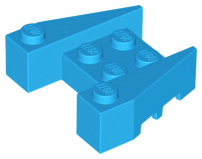 Cunha 3x4 com Entalhes Dark Azure