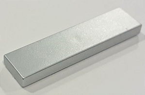 Placa Lisa 1x4 Metallic Silver