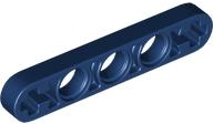 Viga 1x5 fina com furo para Eixo Azul Escuro