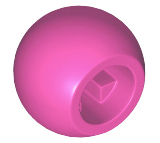 Bola com Encaixe para Eixo Rosa Escura