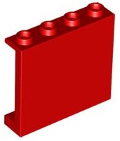 Painel 1x4x3 Vermelho