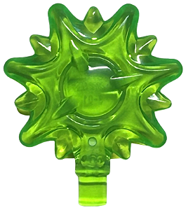 Explosão Pequena com Barra Final - Feitiço Mágico Translúcido Verde Brilhante