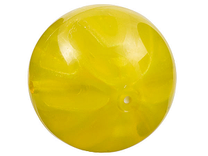 Bola rígida 19 mm D. Translúcida Amarela - (Elemento Ninjago Dragon Power)