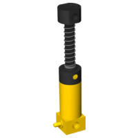 Bomba de Ar Lego Pneumático Amarela