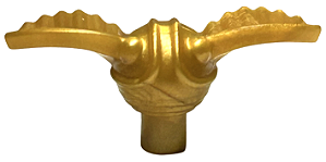 Pomo de ouro do quadribol Harry Potter Dourado Perolado