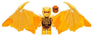Minifigura Lego Ninjago - Cole (Golden Dragon)
