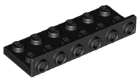 Suporte 2x6 - 1x6 invertido Preto