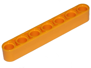 Viga 1x7 Laranja Brilhante