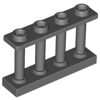 Cerca 1x4x2 Cinza Escura