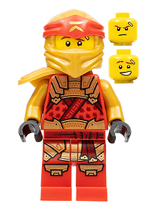Minifigura Lego Ninjago -  Kai (Golden Ninja) - Crystalized