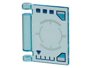 Capa de livro de com desenho de painel de controle de nave espacial Translúcida Azul Clara