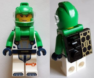 Minifigura Lego City - Astronauta Feminina com Painel Solar