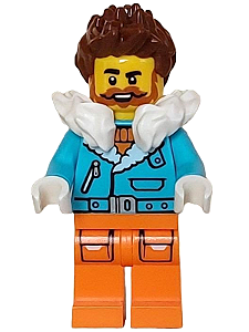 Minifigura Lego City - Explorador do Ártico - O Capitão