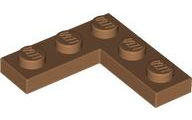 Placa 3x3 de Canto Medium Nougat