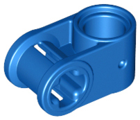 Conector Eixo-Pino Perpendicular Azul