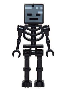 Minifigura Lego Minicraft - Esqueleto Wither